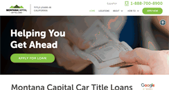 Desktop Screenshot of montanacapital.com